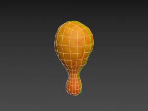 fried chicken 3D Model