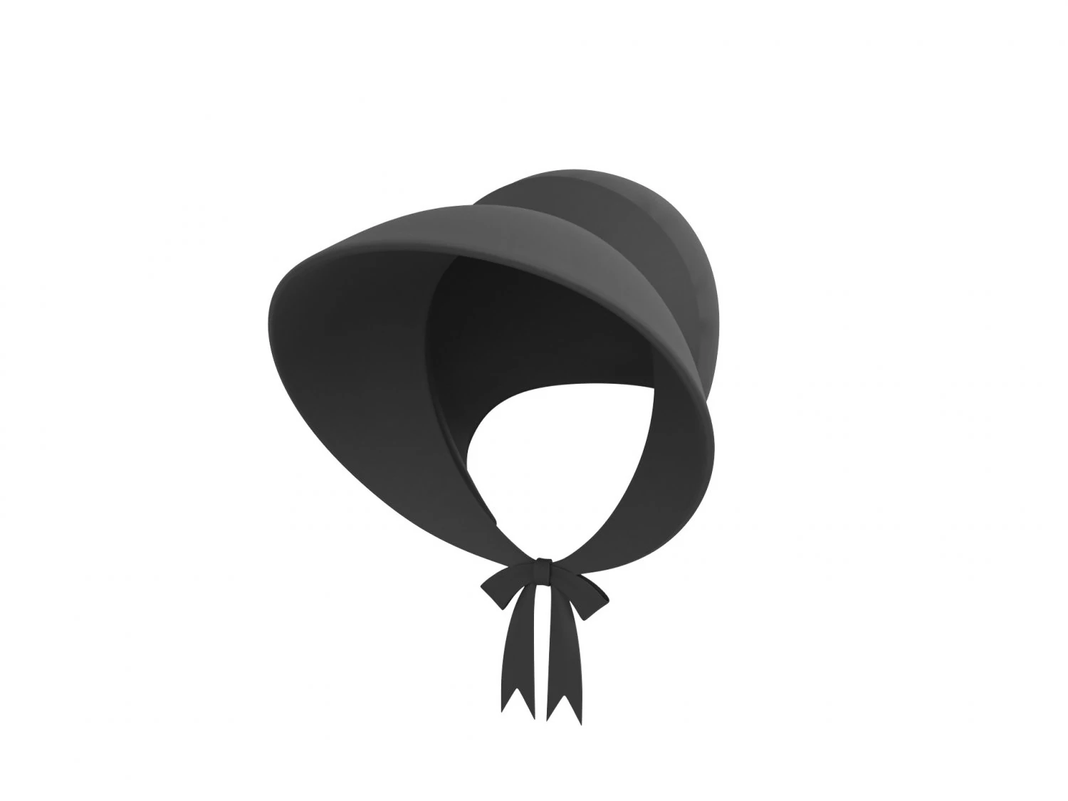 bonnet hat 3D Model .c4d .max .obj .3ds .fbx .stl .blend