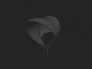 bonnet hat 3D 模型