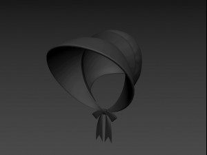 bonnet hat 3D 模型