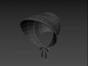bonnet hat 3D Model