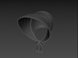 bonnet hat 3D 模型