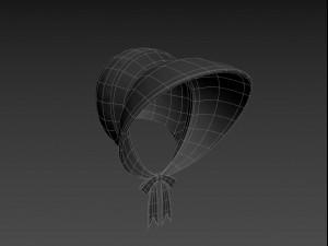 bonnet hat 3D 模型