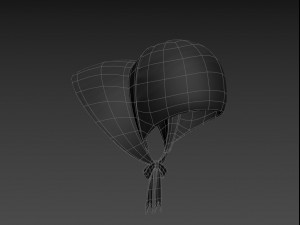 bonnet hat 3D 模型