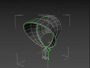 bonnet hat 3D Model