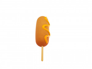 corn dog 3D Модель