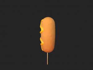 corn dog 3D Модель