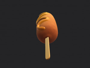 corn dog 3D Модель
