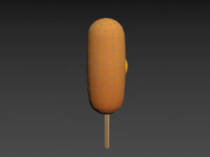 corn dog 3D Model