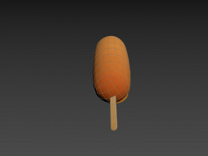 corn dog 3D Модель