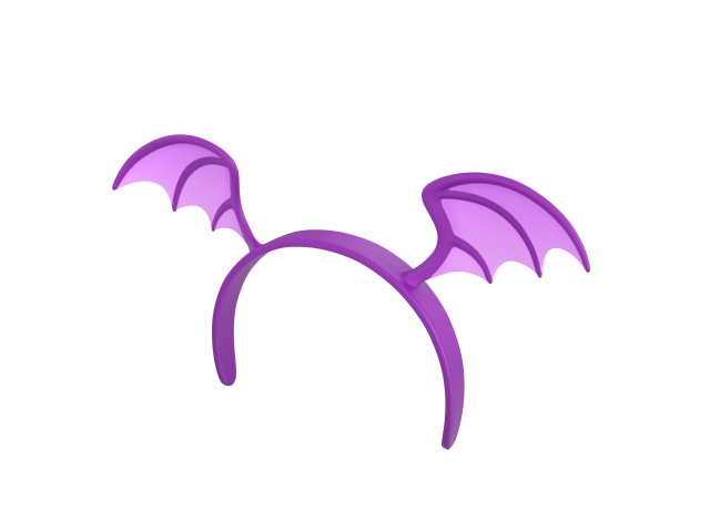 bat wing headband Modelo 3D .c4d .max .obj .3ds .fbx .stl .blend 