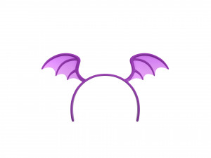 bat wing headband Modelo 3D