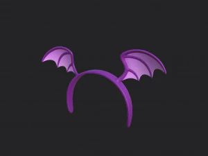 bat wing headband 3D Model