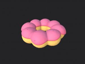 ring shaped donut Model 3D