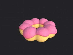 ring shaped donut Model 3D