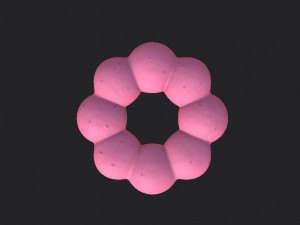 ring shaped donut Model 3D