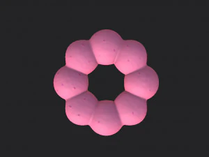 ring shaped donut 3D Model