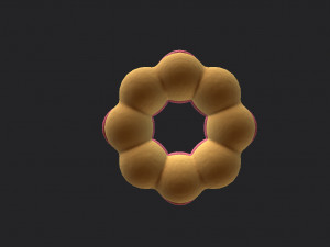 ring shaped donut Model 3D