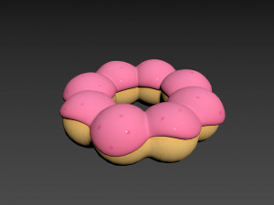 ring shaped donut Model 3D