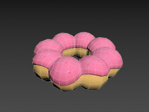ring shaped donut Model 3D