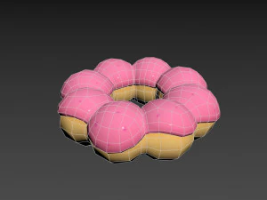 ring shaped donut 3D Model