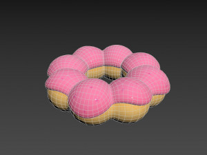 ring shaped donut Model 3D