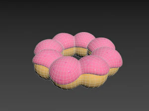 ring shaped donut 3D Model