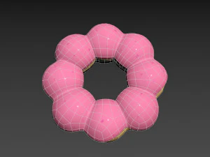 ring shaped donut 3D Model