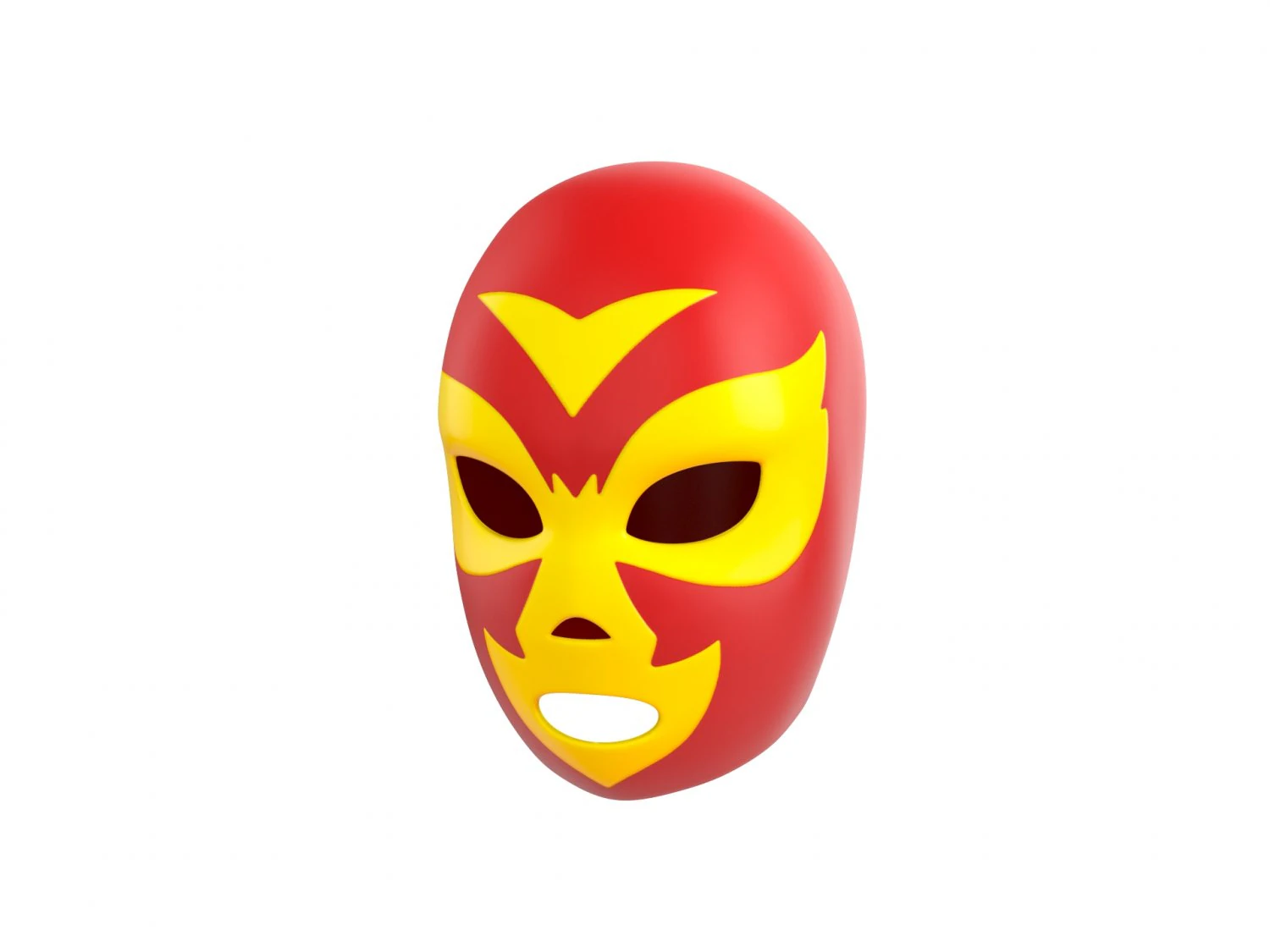 wrestling mask 3D Model .c4d .max .obj .3ds .fbx .stl .blend