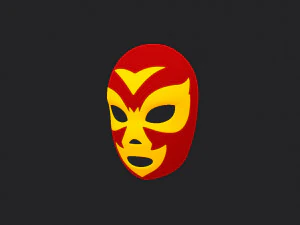 wrestling mask 3D Model