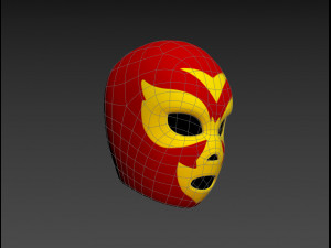 wrestling mask 3D Model