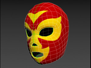 wrestling mask 3D Model