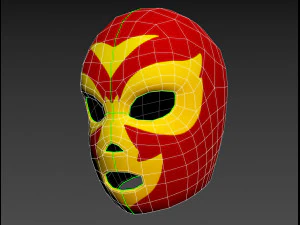 wrestling mask 3D Model