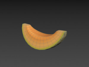 sliced melon 3D 模型
