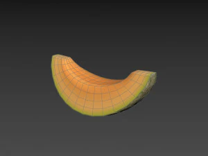 sliced melon 3D Model