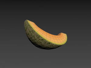 sliced melon 3D Model