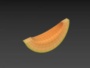 sliced melon 3D Model
