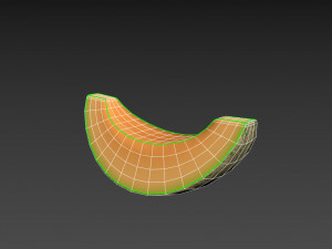 sliced melon 3D 模型
