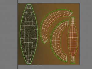 sliced melon 3D Model