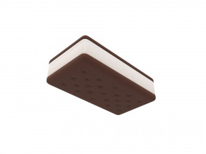 ice cream sandwich 3Dモデル