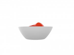 ketchup bowl Model 3D
