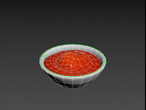 ketchup bowl Model 3D