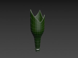 broken bottle 3D Model