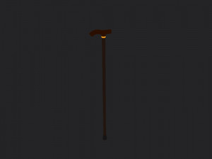 walking stick 3D Модель