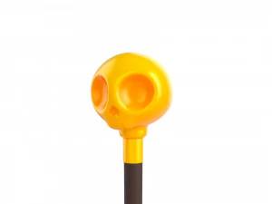 skull walking stick 3D Model