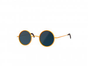 vintage round sunglasses 3D Model