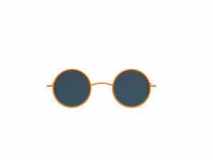 vintage round sunglasses 3D-Modell