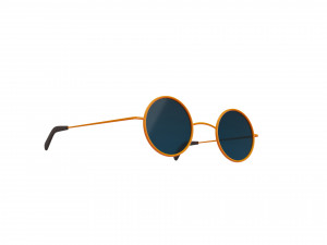 vintage round sunglasses 3D-Modell