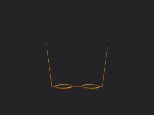 vintage round sunglasses 3D Model