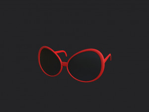 lady sunglasses 3D 模型